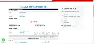 Courier Delivery Website Designer