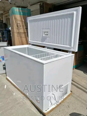 Brand New Hisense(Model390)297L Chest Freezer>Extenal>Silver