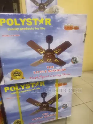 24" Polystar Short Blade Ceiling Fan Pv-24bc