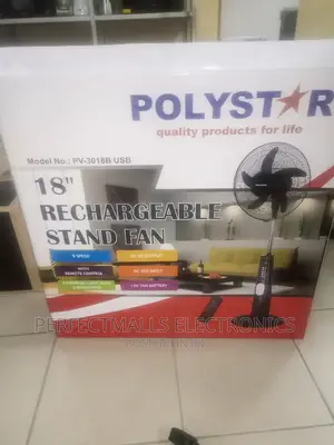 18" Rechargeable Standing Fan
