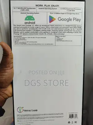 New Tablet 32 GB Black