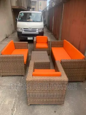 Boss Box Outdoor Rattan Sofa and Table