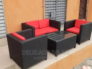 Box Outdoor Rattan Sofa and Table