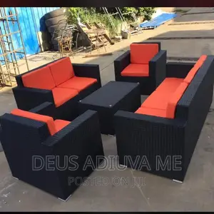 Box Outdoor Rattan Sofa and Table