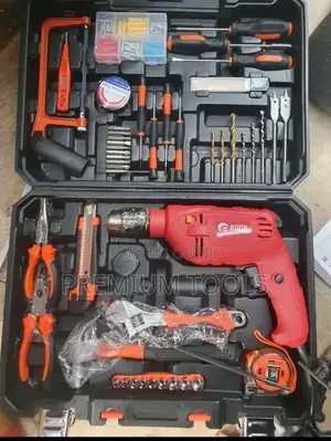 Electric and Cordless Drill Tools Set