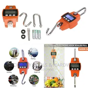 300kg Portable Mini Hook Hanging Weight LCD Digital Elect