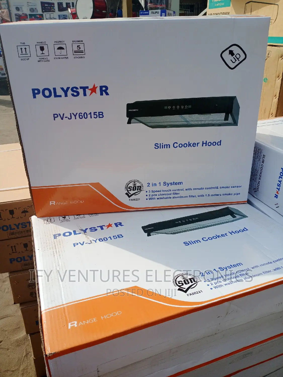 60cm Polystar Range Hood Smoke Extractor.
