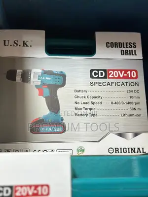 Electric Maxmech 20v Cordless Drill Machine
