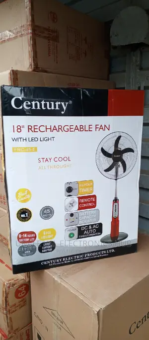 Century 18" Rechargeable Fan