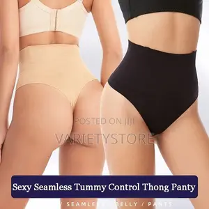 Women High Waist Thong Belly Tummy Control Slimming Panties