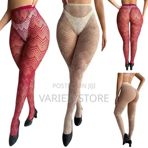 New Breathable Geometric Lines Pantyhose Tights