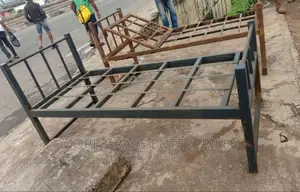 Single Metal Bed Frame 3 Feet by 6 Feet.