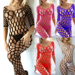 Sexy Crotchless Bodysuit Women Body Stockings Pantyhose