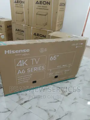Best 65"Inches Hisense Vidaaa Smart Tv With 1 Year Warranty