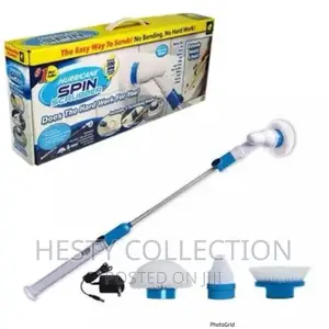 Electric Rechargeable Cordless Hurricane Spin Scrubber