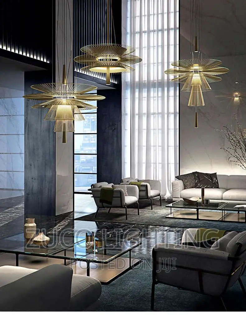 Modern Luxury LED Creative Dropping Chandelier Light