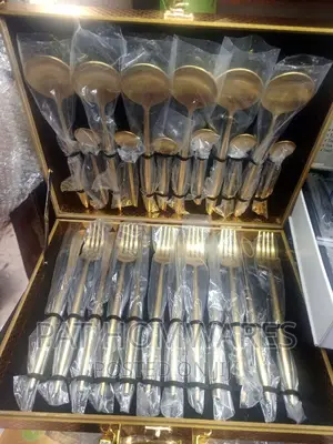 Golden Spoon Fork by 24 PCS