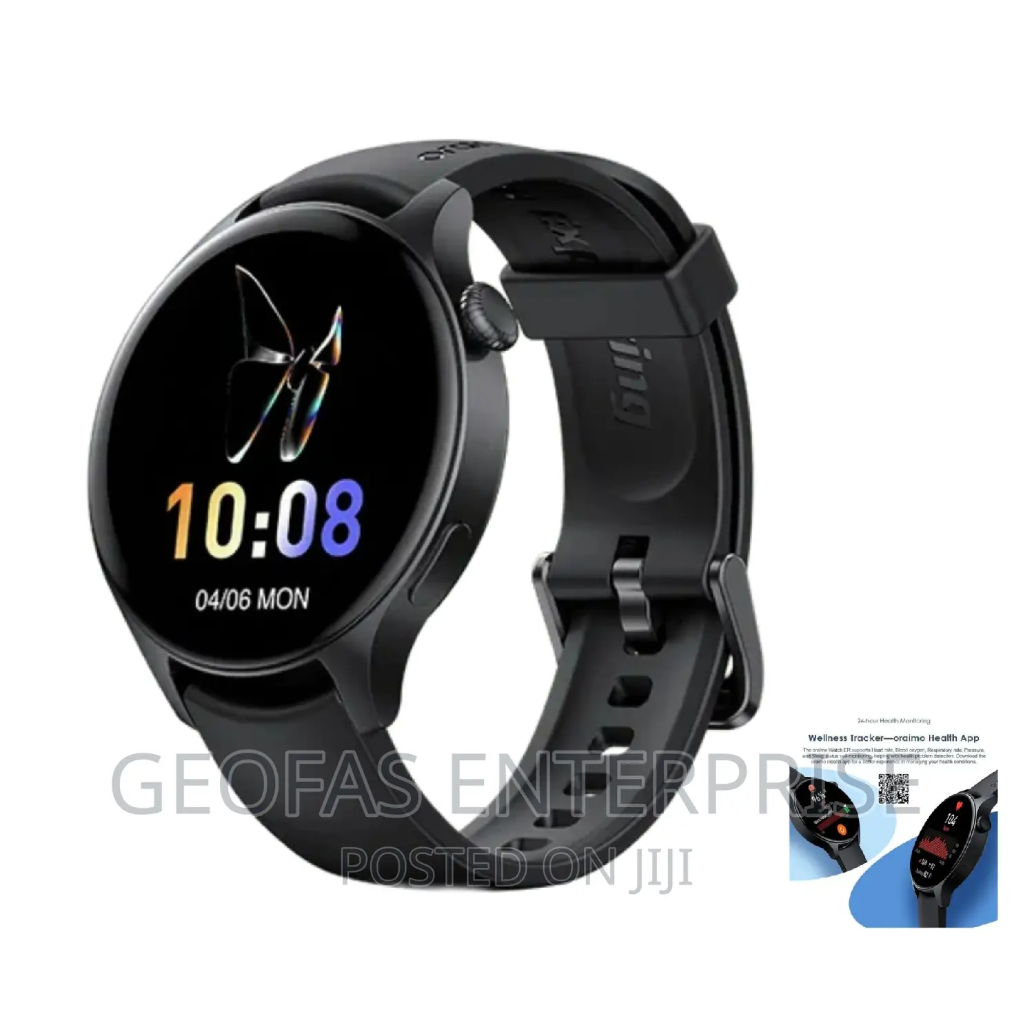 Oraimo Amoled Screen Bluetooth Call Waterproof Smart Watch