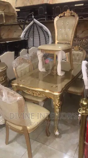 Luxury Royal Dinning Table and Chairs