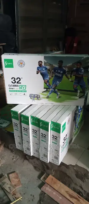 Syinix 32" Smart Android Tv, Cast, Bluetooth, Netflix .