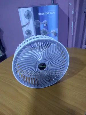 Multifunction Desktop Rechargeable Fan