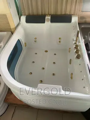 Double Jacuzzi With Gold Accessories Available With Warrant
