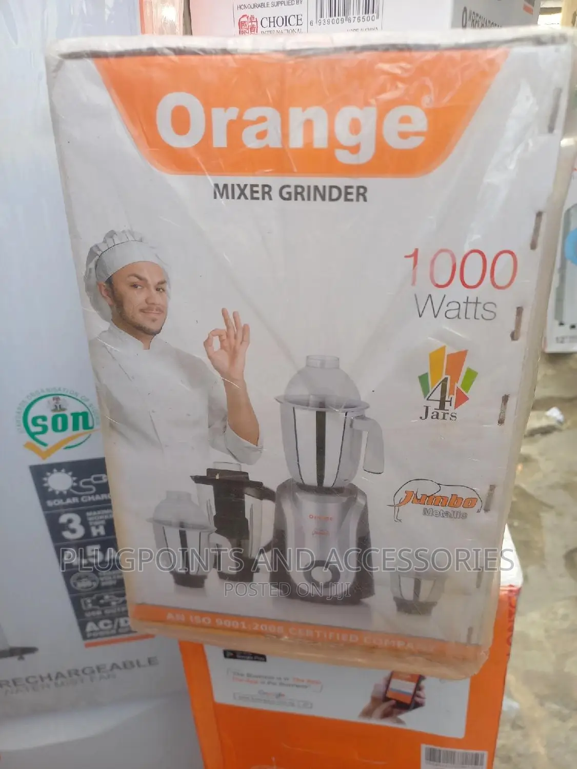 Orange Blender /Grinder With 4jars
