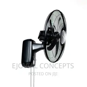 Century 18 Inches Rechargeable Wall Fan (FRCB 45) - Black