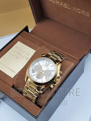 Original MICHAEL KORS Gold Chain Watch Available in Store