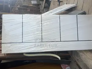 Chromed Perfect White HDF Door With Frame and Architraves