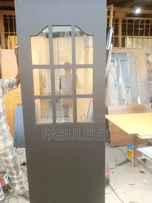 HDF Kitchen Door With Complete Frame and Architraves