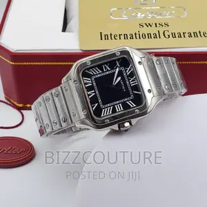 Original CARTIER Silver Steel Chain Watch Available in Store
