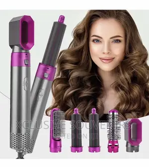 5 In 1 Hot Air Comb For Curling And Straightening Hair
