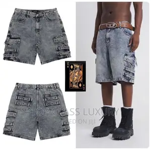 Unsex High Quality Luxury Designer Jeans Shot