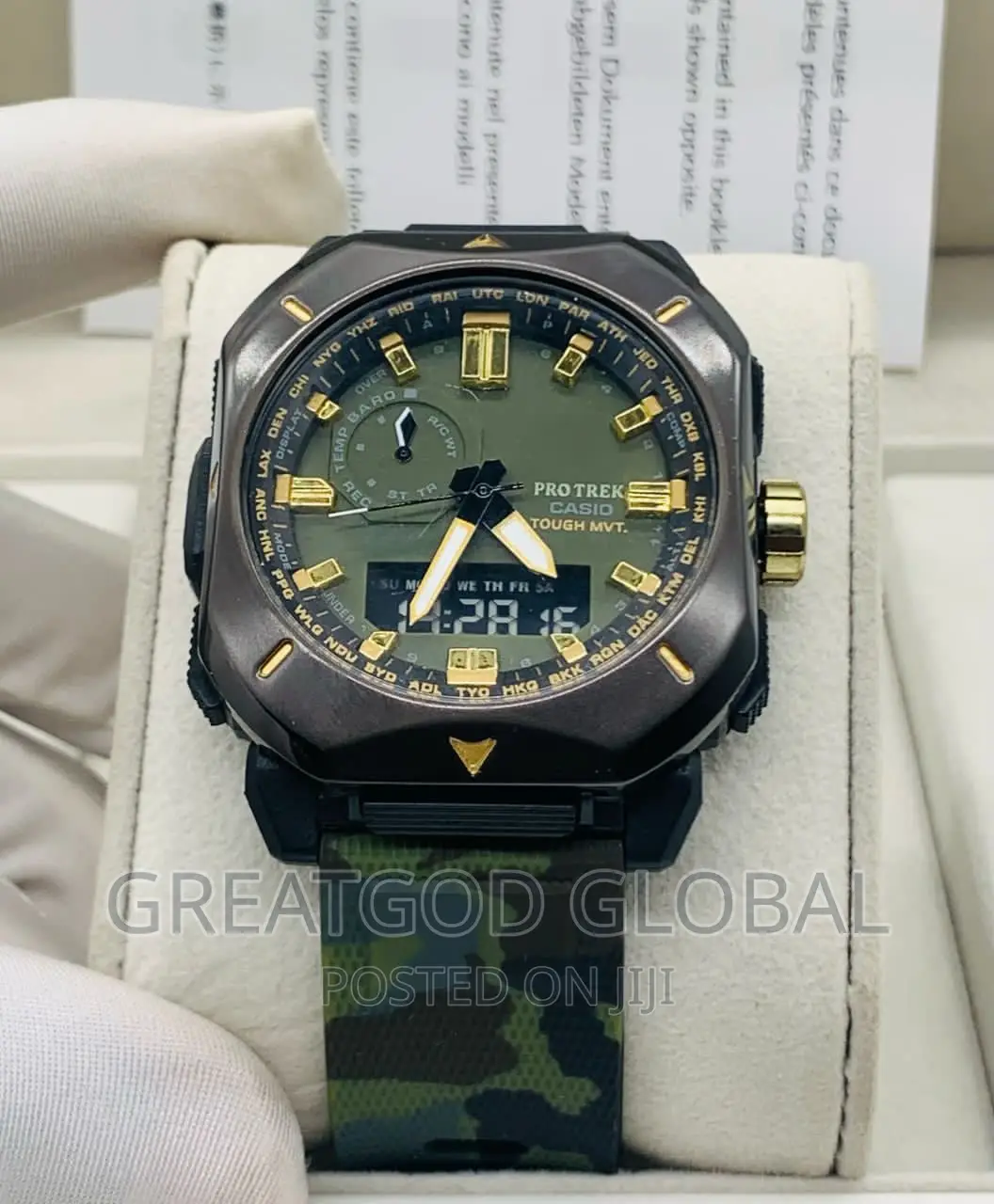 **Casio Protrek Double Time * 