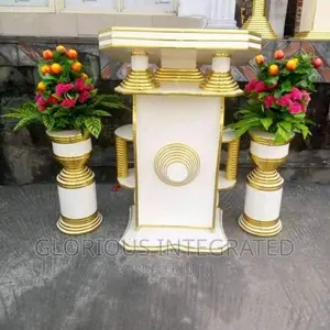 Pulpit With Flower Vase