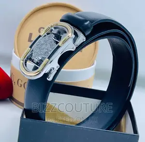Original VERSACE Leather Belts Available in Store