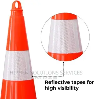 Orange And White Road Safety Cone