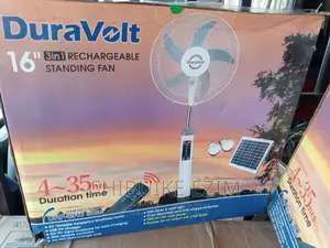 Duravolt Solar Rechargeable Fan
