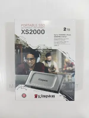 2tb Kingston Xs2000 External SSD Storage Drive (2,000mb/S)