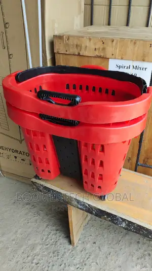 Plastic Trolley Shopping Basket