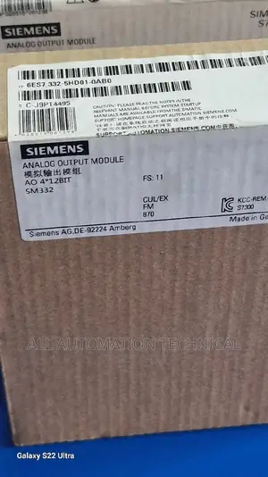 Simatic S7-300 Analog Output Module - 6es7332-5hd01-0ab0