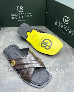 Original Italian Butteri Leather Slipers