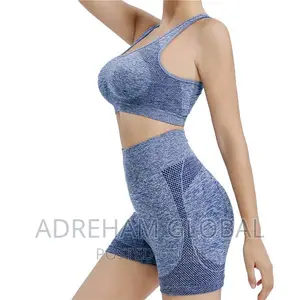 2pcs Padded Bra Top Gym/Exercise/Sport Out(Short)