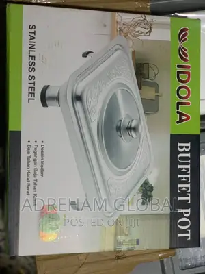 34by28cm Table Top Chaffing Dish With Glass/Stainless Cover
