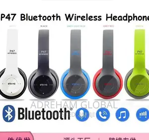 P47 Bluetooth Headphone Color:Blue,Red,Green White