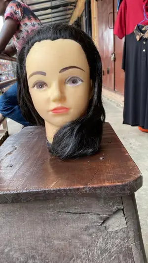 Female Mannequin Head With Hair For Practicing
