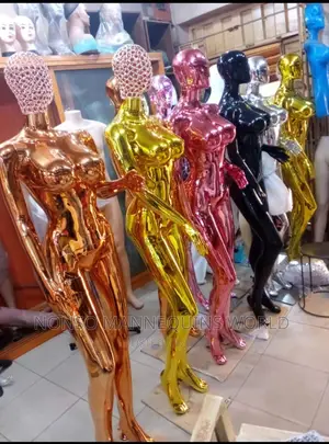 All Colours of Female Size 12 Chrome Mannequins