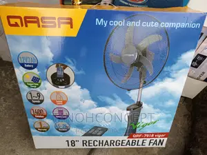 Qasa Rechargeable Fan 18 Inches Long