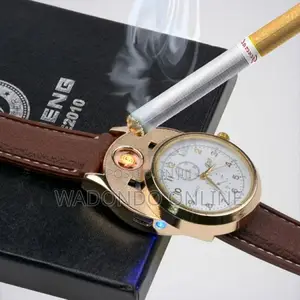 Windproof Flameless USB Cigarettelighter Watch - One Size Fits All